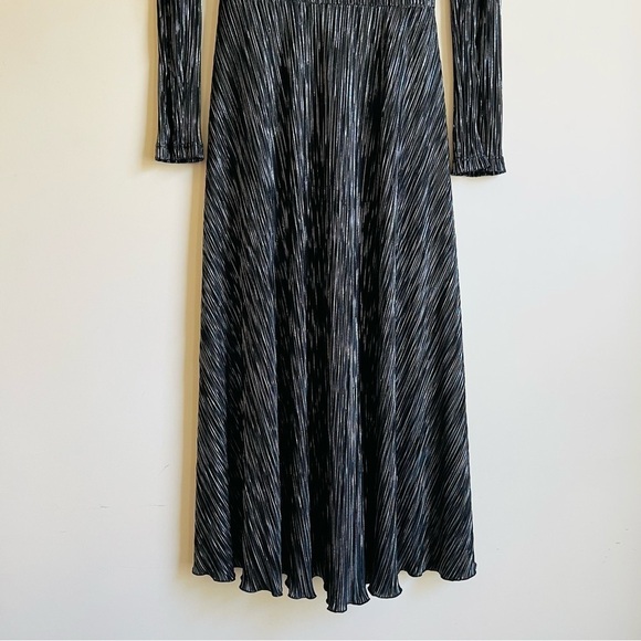 Rotate Birgen Christensen Number 7 Pleat Dress in Black - Plissée - Picture 14 of 16